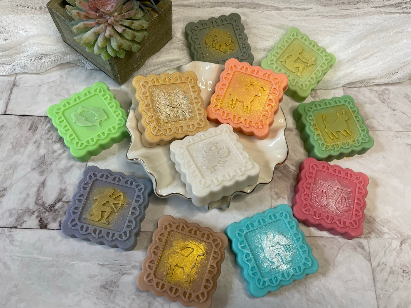 Zodiak Square - Decorative Soap - Nina's Pure Joy