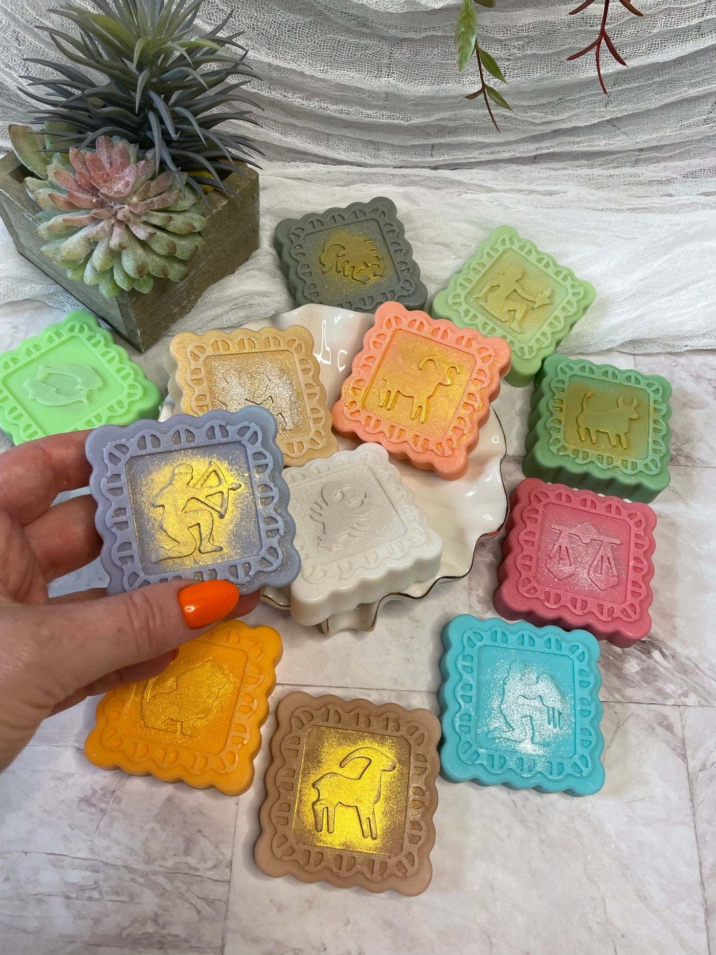 Zodiak Square - Decorative Soap - Nina's Pure Joy