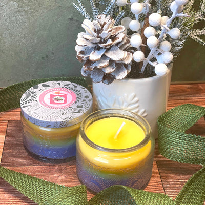 Vegan, Unscented Hypoallergenic Soy Candle for Relaxing Meditation, Aromatherapy & Gift - Nina's Pure Joy