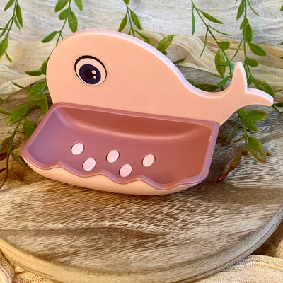 Whale Shape Drain Soap Dish - Nina's Pure Joy